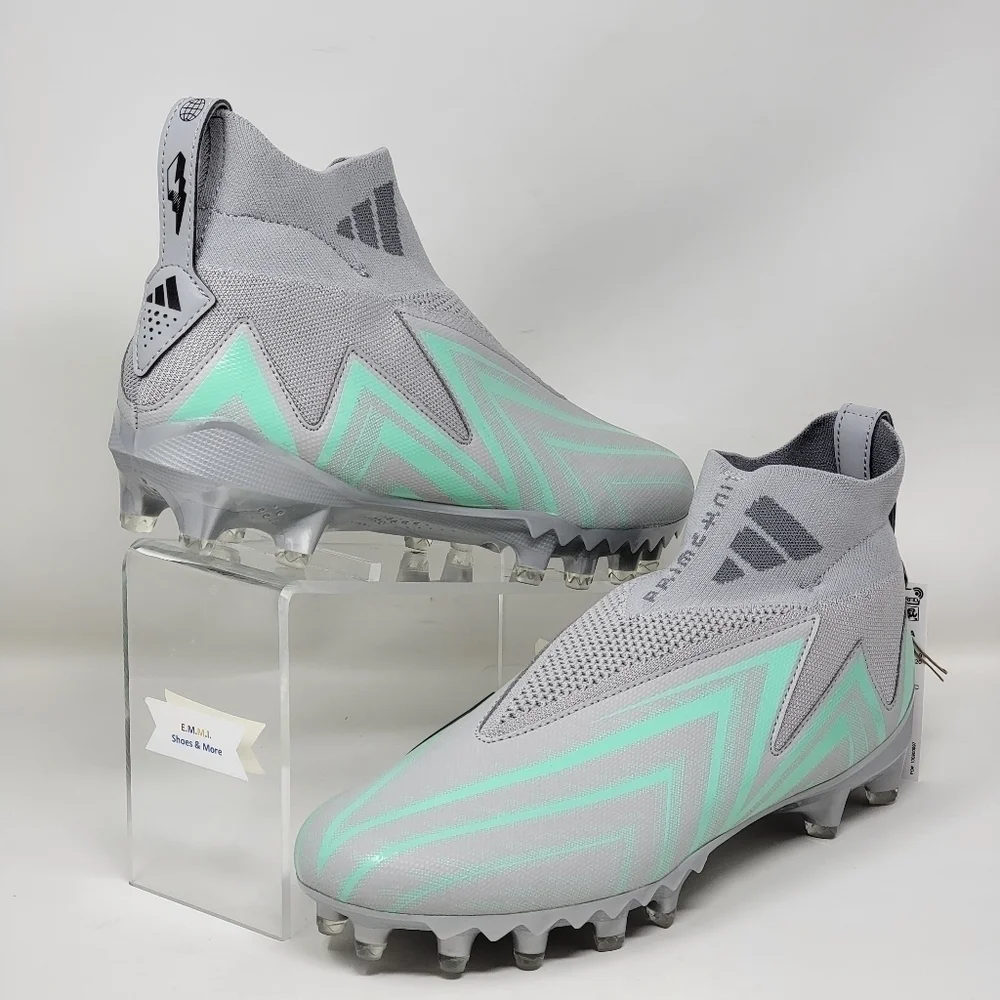 Adidas Freak Ultra 23 Football Cleats GW4179 Grey Primeknit Mens Size 9.5 New